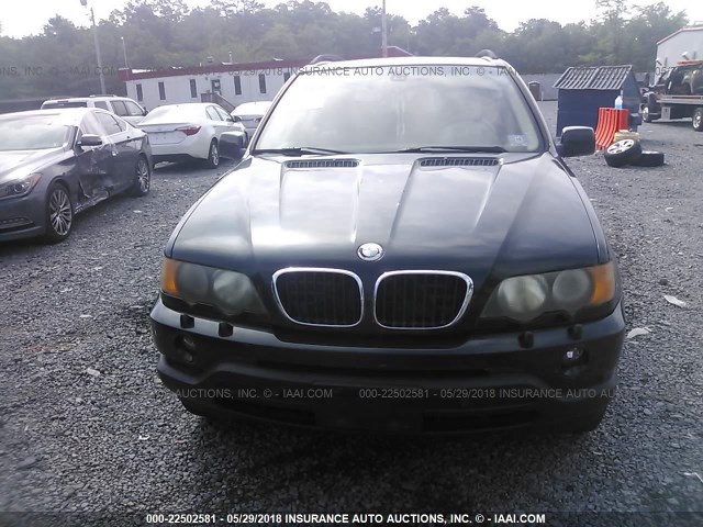 5UXFA53543LW26356 - 2003 BMW X5 3.0I GREEN photo 6