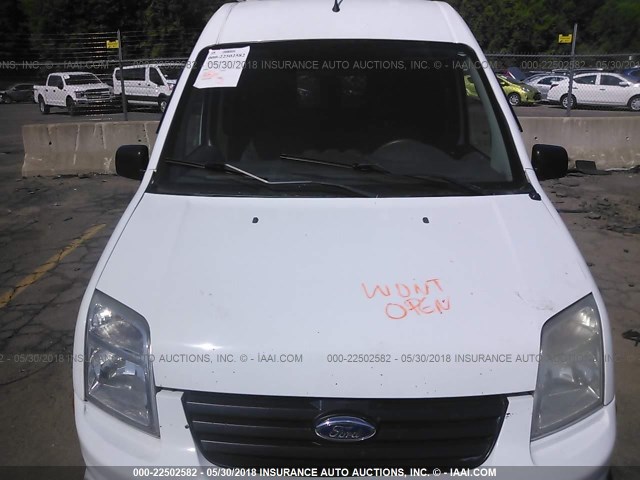 NM0LS7DN1AT022060 - 2010 FORD TRANSIT CONNECT XLT WHITE photo 6