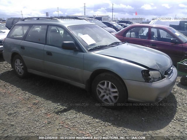 4S3BH675X46637938 - 2004 SUBARU LEGACY OUTBACK AWP 绿色 照片 1