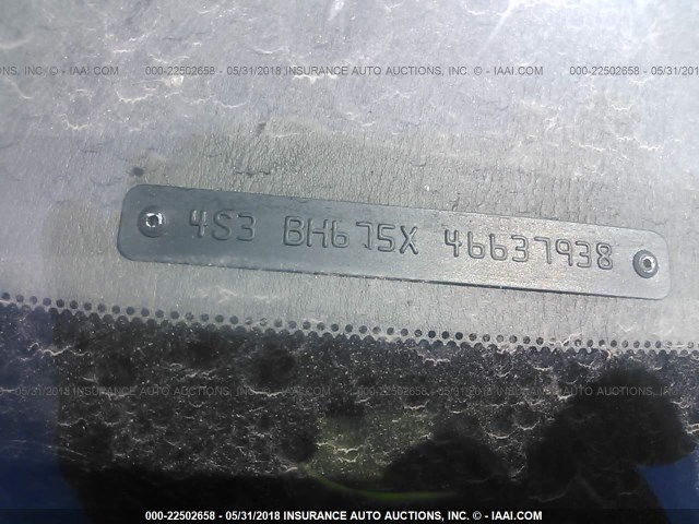 4S3BH675X46637938 - 2004 SUBARU LEGACY OUTBACK AWP 绿色 照片 9