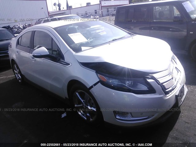 1G1RG6E49DU126804 - 2013 CHEVROLET VOLT WHITE photo 1