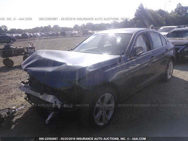 WBA8D9G51JNU71637 - 2018 BMW 330 XI 灰色 照片 2