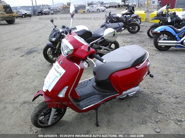 LC2DBJ146JC100300 - 2018 KYMCO USA INC LIKE  RED photo 2