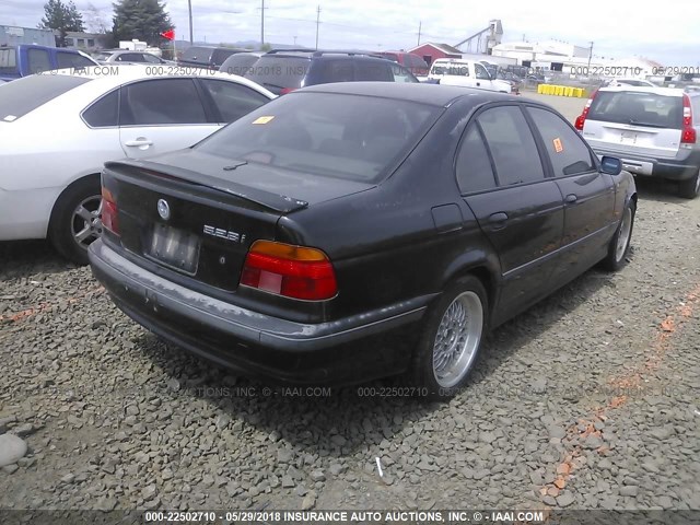 WBADD6323WBW39277 - 1998 BMW 528 I AUTOMATIC BLACK photo 4