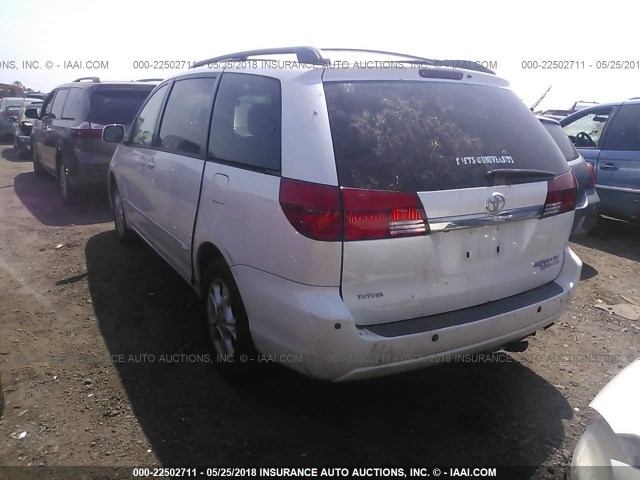 5TDBA22C34S014809 - 2004 TOYOTA SIENNA XLE/XLE LIMITED WHITE photo 3