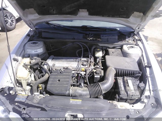 1G2NE52FX3C230657 - 2003 PONTIAC GRAND AM SE SILVER photo 10