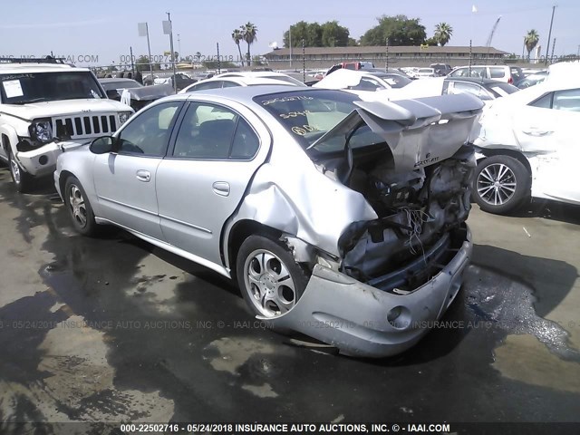 1G2NE52FX3C230657 - 2003 PONTIAC GRAND AM SE SILVER photo 3