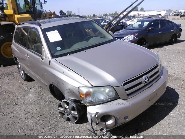 JTEGP21A470137378 - 2007 TOYOTA HIGHLANDER SPORT TAN photo 1