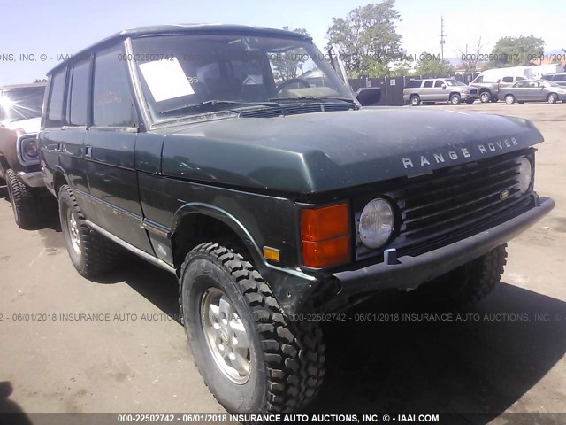 SALHV1240MA481001 - 1991 LAND ROVER RANGE ROVER  GREEN photo 1