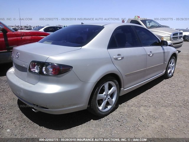 1YVHP80C685M36299 - 2008 MAZDA 6 I GRAY photo 4