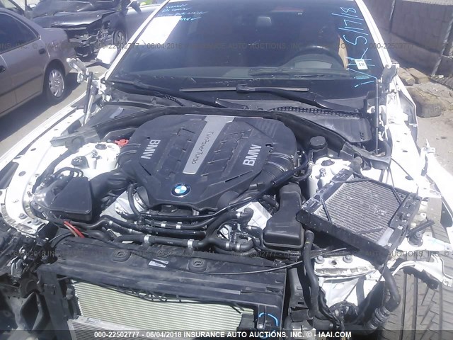 WBAYA8C55DC996659 - 2013 BMW 750 I WHITE photo 10