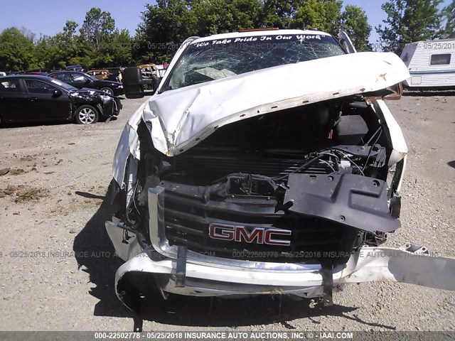 1GTHK23618F201536 - 2008 GMC SIERRA K2500 HEAVY DUTY თეთრი ფოტო 6