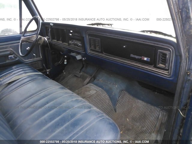 F10HKR62837 - 1973 FORD F100 蓝色 照片 5