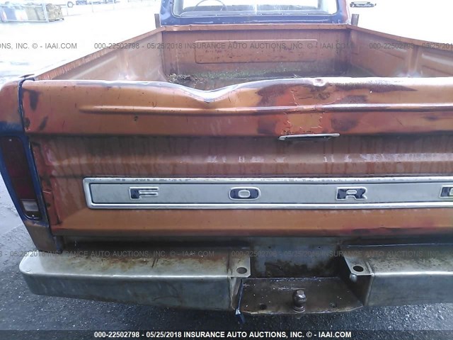 F10HKR62837 - 1973 FORD F100 蓝色 照片 6