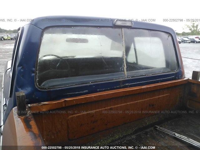 F10HKR62837 - 1973 FORD F100 蓝色 照片 8