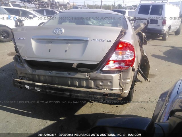 4T1BE32K74U356756 - 2004 TOYOTA CAMRY LE/XLE/SE ბეჟი ფოტო 4