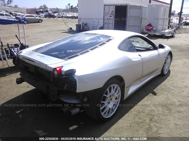 ZFFEW58A760150955 - 2006 FERRARI F430 SILVER photo 4