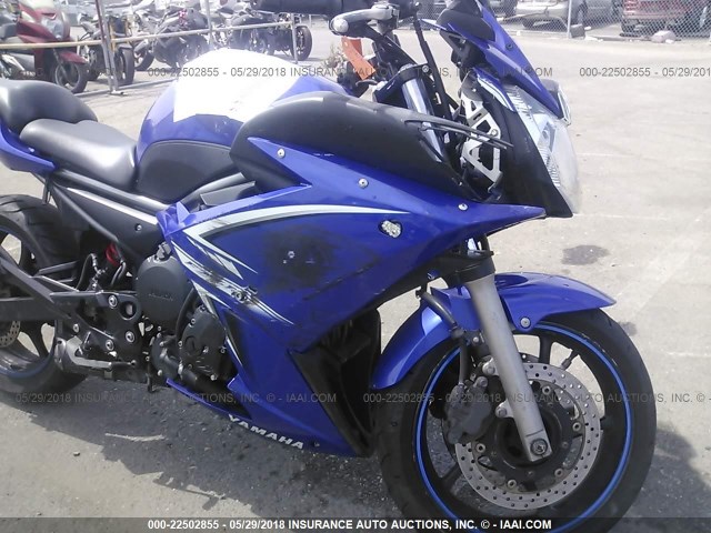 JYARJ18Y59A001118 - 2009 YAMAHA FZ6 R/C BLUE photo 5