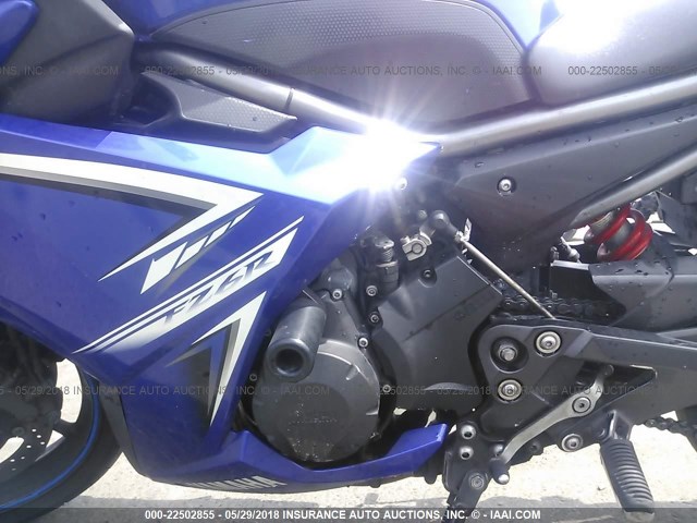 JYARJ18Y59A001118 - 2009 YAMAHA FZ6 R/C BLUE photo 9