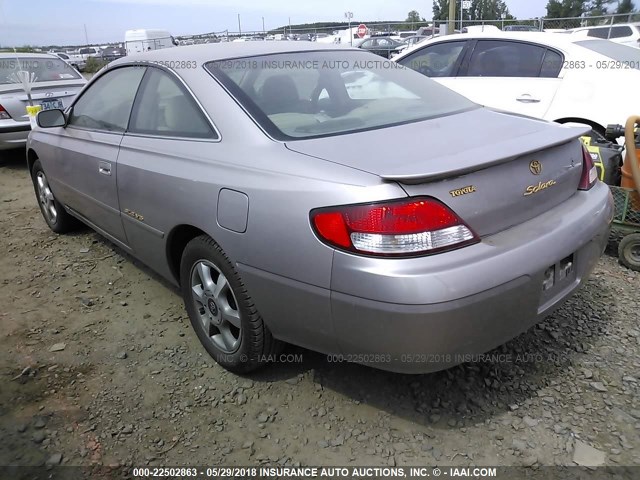 2T1CF28P3XC229328 - 1999 TOYOTA CAMRY SOLARA SE/SLE SILVER photo 3