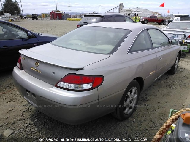 2T1CF28P3XC229328 - 1999 TOYOTA CAMRY SOLARA SE/SLE SILVER photo 4