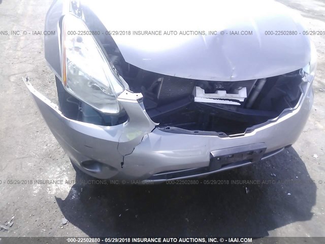 JN8AS5MV5CW359240 - 2012 NISSAN ROGUE S/SV GRAY photo 6