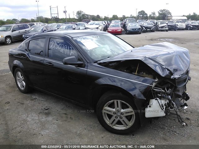 1B3LC56R28N538707 - 2008 DODGE AVENGER SXT BLACK photo 1