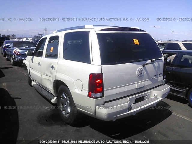 1GYEC63T74R197007 - 2004 CADILLAC ESCALADE LUXURY WHITE photo 3