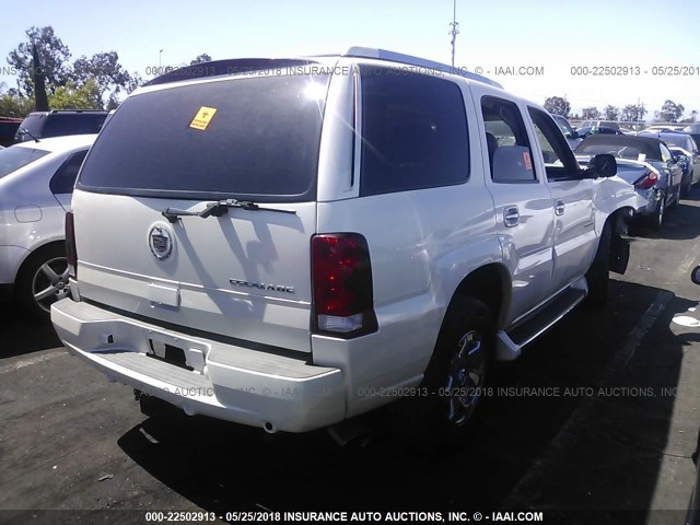 1GYEC63T74R197007 - 2004 CADILLAC ESCALADE LUXURY WHITE photo 4