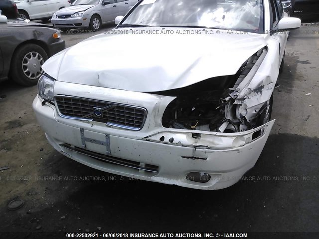 YV1TH592461433440 - 2006 VOLVO S80 2.5T WHITE photo 6