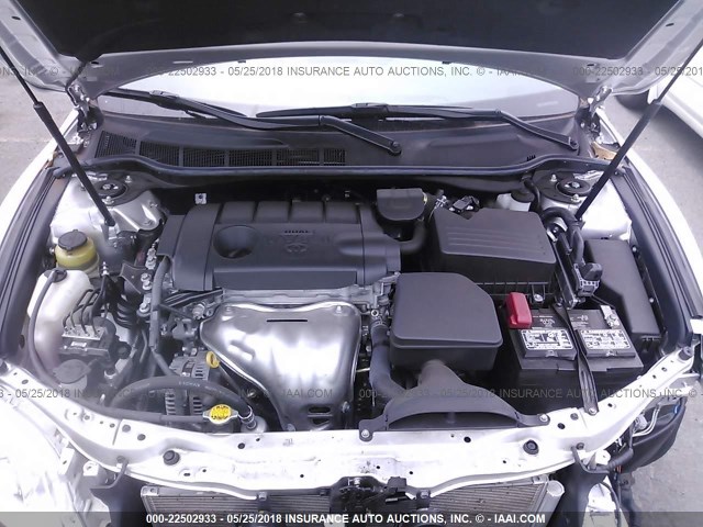 4T1BF3EK5BU219854 - 2011 TOYOTA CAMRY SE/LE/XLE SILVER photo 10