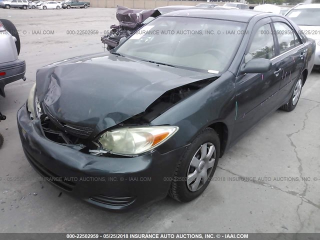 4T1BE30KX3U716863 - 2003 TOYOTA CAMRY LE/XLE/SE მწვანე ფოტო 2