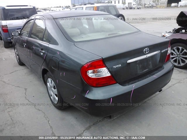 4T1BE30KX3U716863 - 2003 TOYOTA CAMRY LE/XLE/SE მწვანე ფოტო 3