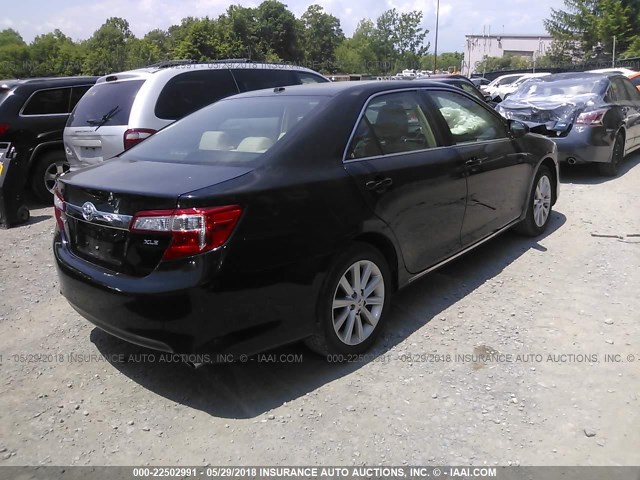 4T1BF1FK9EU829571 - 2014 TOYOTA CAMRY L/SE/LE/XLE 黑色 照片 4