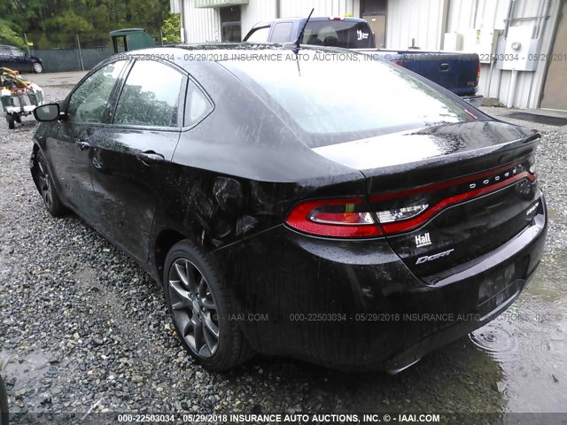 1C3CDFBA5DD199155 - 2013 DODGE DART SXT BLACK photo 3