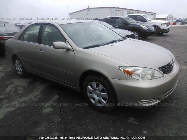 4T1BE32K53U235898 - 2003 TOYOTA CAMRY LE/XLE/SE ოქროსფერი ფოტო 1