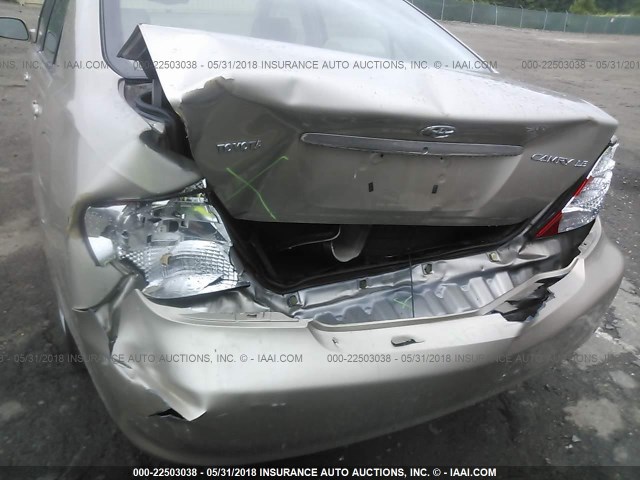 4T1BE32K53U235898 - 2003 TOYOTA CAMRY LE/XLE/SE ოქროსფერი ფოტო 6