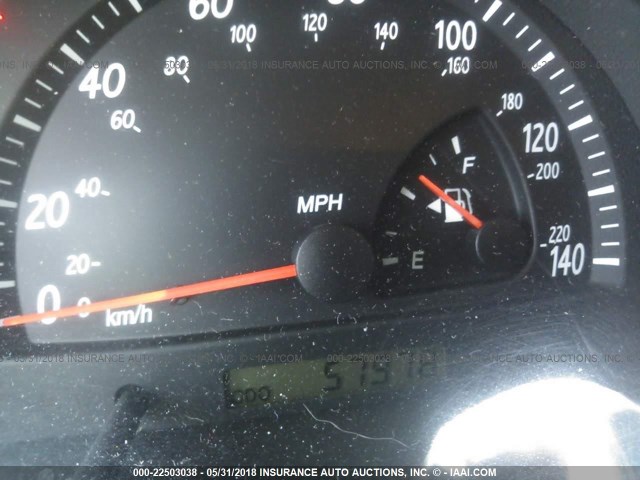 4T1BE32K53U235898 - 2003 TOYOTA CAMRY LE/XLE/SE ოქროსფერი ფოტო 7