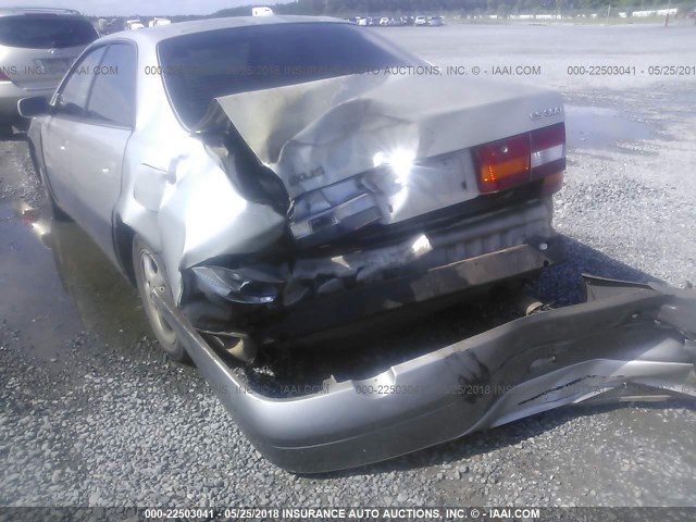 JT8BF28G1X5064984 - 1999 LEXUS ES 300 SILVER photo 6