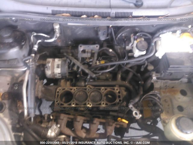 KL1TD56667B064656 - 2007 CHEVROLET AVEO LS GRAY photo 10