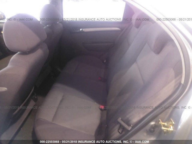 KL1TD56667B064656 - 2007 CHEVROLET AVEO LS GRAY photo 8