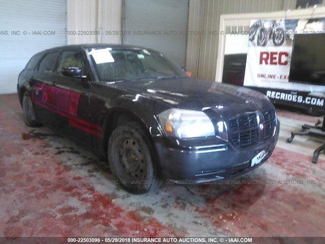 2D4FV47T56H416359 - 2006 DODGE MAGNUM SE BLACK photo 1