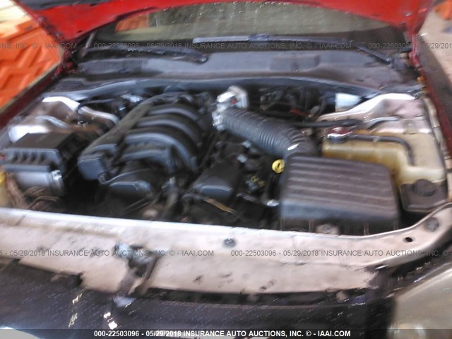 2D4FV47T56H416359 - 2006 DODGE MAGNUM SE BLACK photo 10