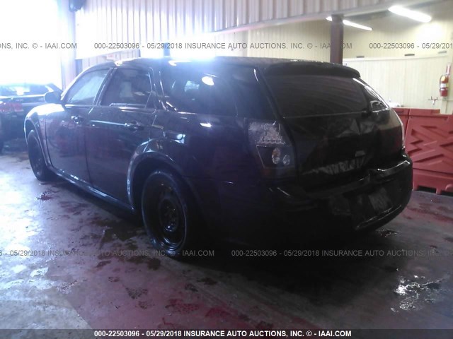 2D4FV47T56H416359 - 2006 DODGE MAGNUM SE BLACK photo 3