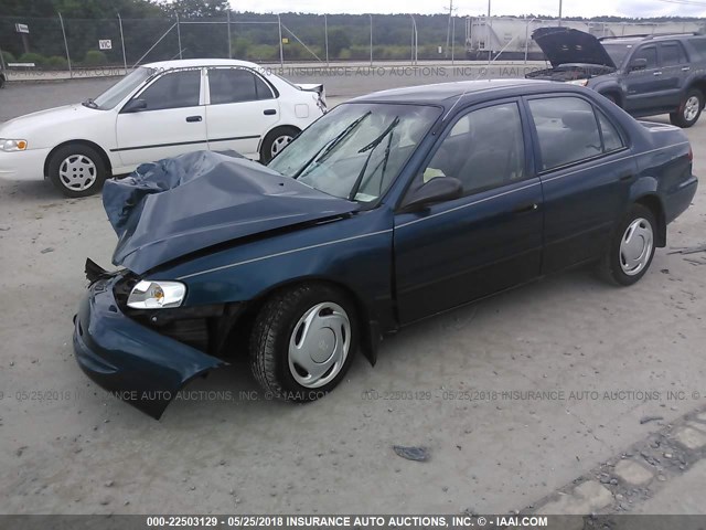 1NXBR12EXYZ404033 - 2000 TOYOTA COROLLA VE/CE/LE 蓝色 照片 2