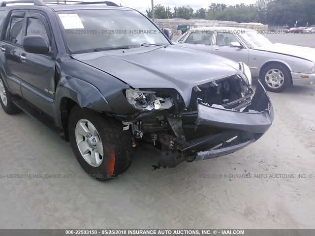 JTEBU14RX78106703 - 2007 TOYOTA 4RUNNER SR5/SPORT GRAY photo 6