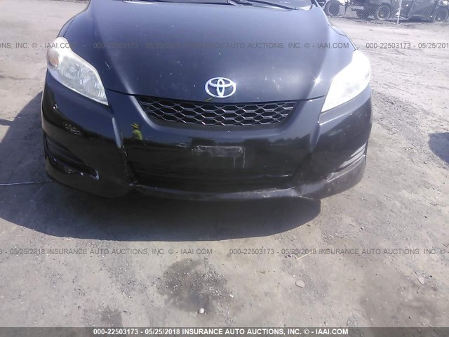2T1KU40E49C061547 - 2009 TOYOTA COROLLA MATRIX  BLACK photo 6