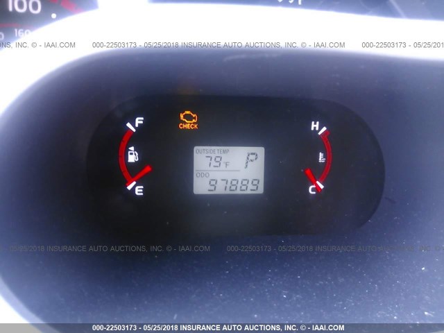 2T1KU40E49C061547 - 2009 TOYOTA COROLLA MATRIX  BLACK photo 7