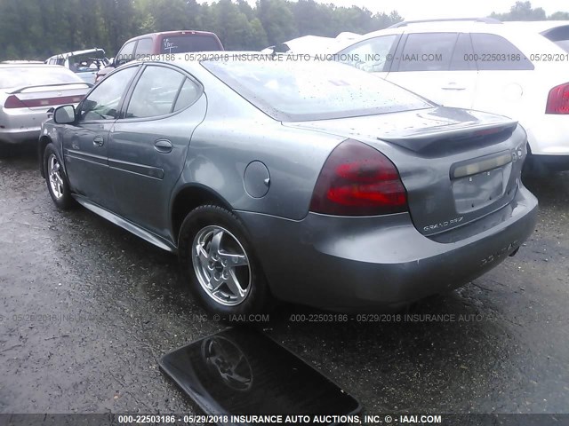 2G2WS522441221616 - 2004 PONTIAC GRAND PRIX GT2 GRAY photo 3