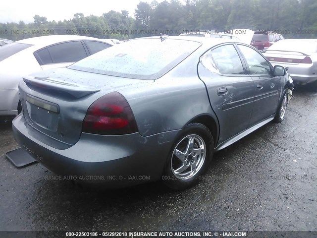 2G2WS522441221616 - 2004 PONTIAC GRAND PRIX GT2 GRAY photo 4